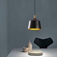Opviq Saglam 3720 pendant light 1-bulb 25cm black/gold