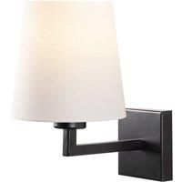 Opviq Profil 4659 wall lamp, blac,k white fabric