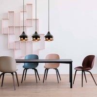 Opviq Yildo 6877 hanging 3-bulb linear black/copper