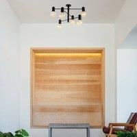 Opviq Hexa 6941 ceiling light 6-bulb black