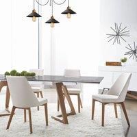Opviq Manavgat N-546 pendant light, 3-bulb, black