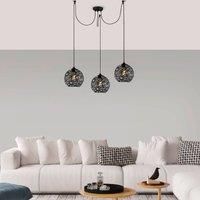 Opviq Fellini MR-897 hanging light 3-bulb black