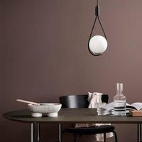 Opviq Mudoni MR-937 pendant light 1-bulb black/opal