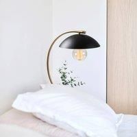 Opviq Sivani NT-150 table lamp, gold, curved standing star