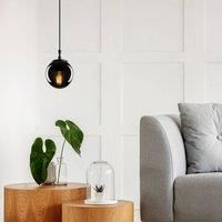 Opviq Efe 2155 pendant light, smoked glass, 15 cm