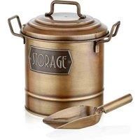 Rozi Kitchen Storage Bin - Gold