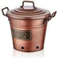 The Mia Copper Potato and Onion Bin