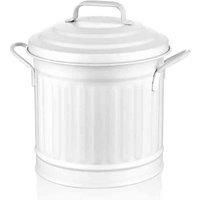 The Mia White Countertop Waste Basket (4 Litres)