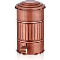 The Mia Copper Step On Bathroom Rubbish Bin, 5L