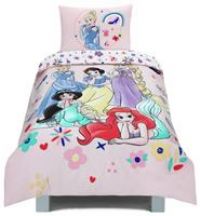 Disney Princesses Pink Kids Bedding Set - Single