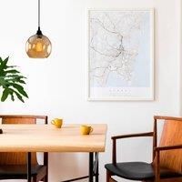 Opviq Gold 020 pendant light 1-bulb glass 20 cm