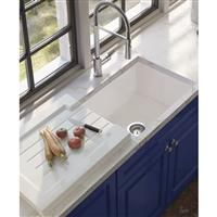 Unbranded Ceramic Sink Drainer White (Piece) in Glossy White