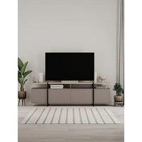 Decortie Hanley Tv Stand - Mocha/Oak