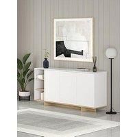 Decortie Stockton Sideboard- White/Oak