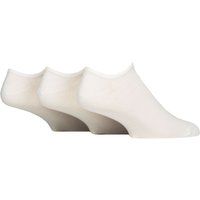 Mens and Ladies 3 Pair Reebok Foundation Cotton Trainer Socks White 6.5-8 UK