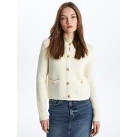Elegant Button-Up Knitted Cardigan & Jumper