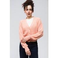 Stylish Orange Cardigan with a Comfortable Fit