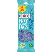 Bebeto Fizzy Blue Raspberry Laces 220g