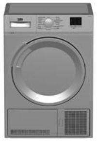 Beko DTLCE70051S Free Standing Condenser Tumble Dryer in Silver