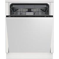 Beko BDIN38640F 60cm C Dishwasher Full Size 16 Place Black New from AO