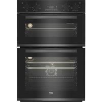 Beko BBXDF29300Z Built In 59cm A/A Electric Double Oven Dark Steel New