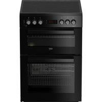 Beko KDCS663K Free Standing A Electric Cooker with Ceramic Hob 60cm Black New