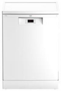 Beko BDFN15430W 60cm D Dishwasher Full Size 14 Place White New from AO