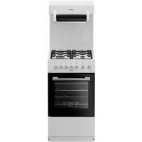 Blomberg Gas Cooker with Single Oven - White - A Rated - GGS9151W