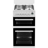 Beko EDG507W 50cm Twin Cavity Gas Cooker in White