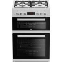 Beko EDG634W Gas Cooker with Double Oven
