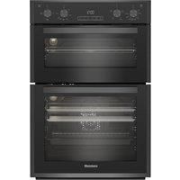 Blomberg RODN9202DX Built In Electric Double Oven in Dark Steel