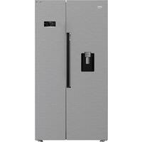 BEKO HarvestFresh ASD2442VPS American-Style Fridge Freezer - Stainless Steel, Stainless Steel