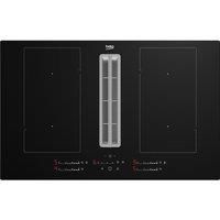 Beko HIXI84700UP 82cm 4 Burners Induction Hob Black Glass A