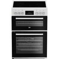 Beko AeroPerfect FDC6731W 60cm Electric Cooker with Ceramic Hob - White - A/A Rated, White