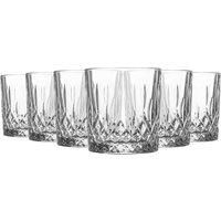 LAV 6X Clear 330ml Odin Whisky Glasses - Glass Water Wine Whiskey Gin Juice Cocktail Drinking Glassware Cup Set