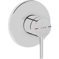 VitrA Origin Round Built-In 1 Way Exposed Shower Mixer Valve - Chrome