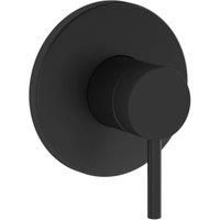 VitrA Origin Round Built-In 1 Way Exposed Shower Mixer Valve - Matt Black
