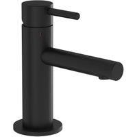 VitrA Origin Short Neck Mono Basin Mixer Tap - Matt Black