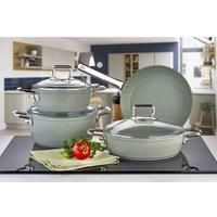Evimsaray Grande Collection 7-Piece Non-Stick Granite Cookware Set