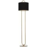 Avonni LM-9112-1E floor lamp marble base fabric lampshade