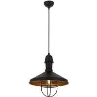Avonni AV-4106-M25-BSY hanging light, cage lampshade