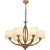 Avonni AV-1876-6ES chandelier 6-bulb with lampshades