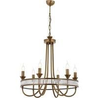 Avonni AV-1890-6E chandelier, 6-bulb