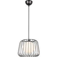 Lucea Ladore pendant light 27 cm, black-chrome