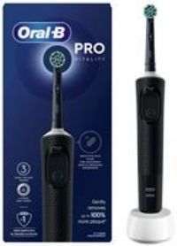Oral-B Vitality Pro Electric Rechargeable Toothbrush with 2 Brush Heads, Black