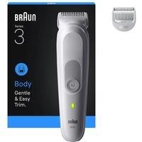 BRAUN Series 3 BRABG3500 Wet & Dry Body Groomer - Grey, Silver/Grey