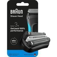 Braun Series 3+ Electric Shaver ORIGINAL Replacement Head, Get Back 100% Shaving Performance, Compatible with Series 3+ and Series 3 ProSkin Shavers, Made in Germany, 32B