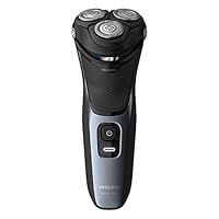 Philips Norelco Shaver 3100 Wet or Dry electric shaver, Series 3000 S3133/51 Norelco Shaver 3100 Wet or Dry electric shaver, Series 3000 S3133/51, Rotation shaver, Black,Blue, Charging,