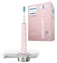 Philips Sonicare DiamondClean 9000 Pink Electric Toothbrush, 2020 Edition, 4 Modes, 3 Intensities, Gum Pressure Sensor, App, Connected Handle, USB Travel Case, UK 2-Pin Bathroom Plug - HX9911/53