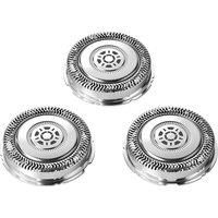 Philips Shaver Series 7000, 5000 Replacement Shaving Heads, SteelPrecision Blades Fits all S7000; Fits Angular-Shaped S5000; Not Compatible w/ Older S5000 - SH71/50